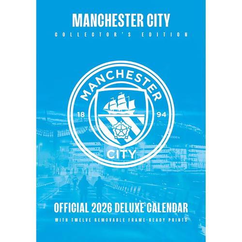2026 Calendar Manchester City FC Collector's Edition Official A3 Deluxe Wall, Danilo D76617