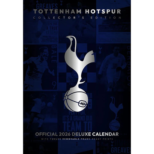 2026 Calendar Tottenham Hotspur FC Collector's Edition Official A3 Deluxe Wall, Danilo D76709