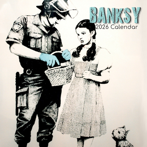 2026 Calendar Banksy Square Wall, The Gifted Stationery GSC26130