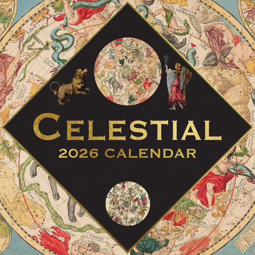 2026 Calendar Celestial Square Wall, The Gifted Stationery GSC26132