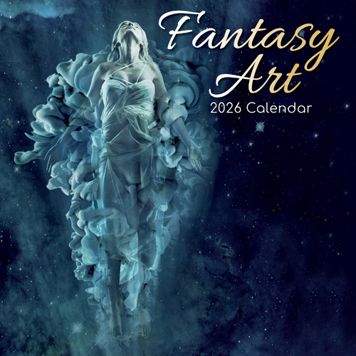 2026 Calendar Fantasy Art Square Wall, The Gifted Stationery GSC26143