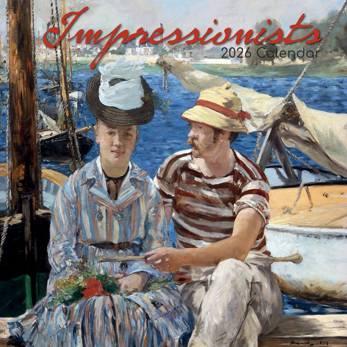 2026 Calendar Impressionists Square Wall, The Gifted Stationery GSC26147
