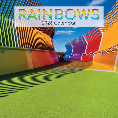 2026 Calendar Rainbows Square Wall, The Gifted Stationery GSC26158