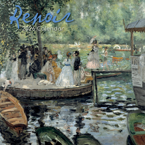 2026 Calendar Renoir Square Wall, The Gifted Stationery GSC26160