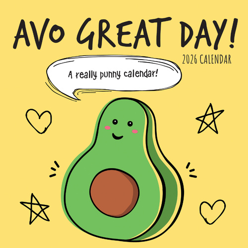2026 Calendar Avo Great Day Square Wall, The Gifted Stationery GSC26204