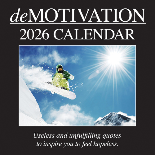 2026 Calendar Demotivation Square Wall, The Gifted Stationery GSC26211