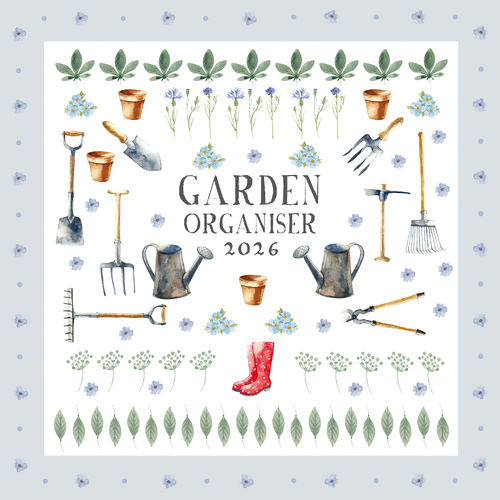 2026 Calendar Garden Organiser Square Wall, The Gifted Stationery GSC26224
