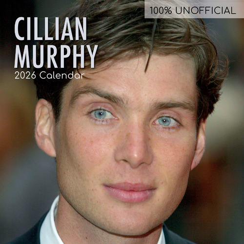 2026 Calendar 100% Unofficial Cillian Murphy Square Wall, The Gifted Stationery GSC26238