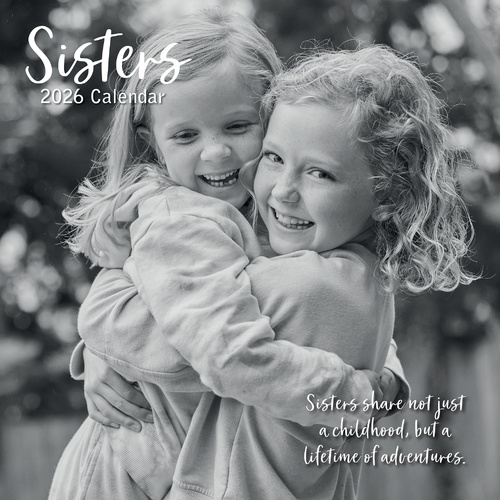 2026 Calendar Sisters Square Wall, The Gifted Stationery GSC26267