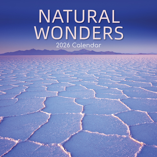 2026 Calendar Natural Wonders Square Wall, The Gifted Stationery GSC26275