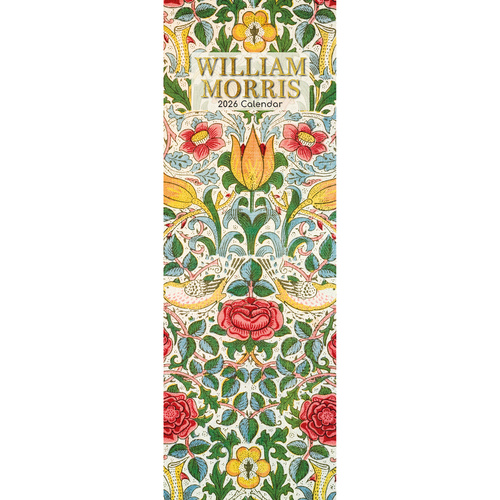 2026 Calendar William Morris Slim Wall, The Gifted Stationery GSC26438