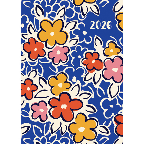 2026 Planner Happy Days A5 Week to View Padded, The Gifted Stationery GSC26462