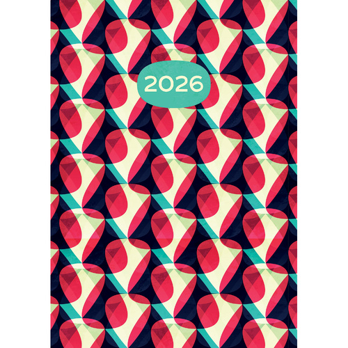 2026 Planner In the Groove A5 Week to View Padded, The Gifted Stationery GSC26466