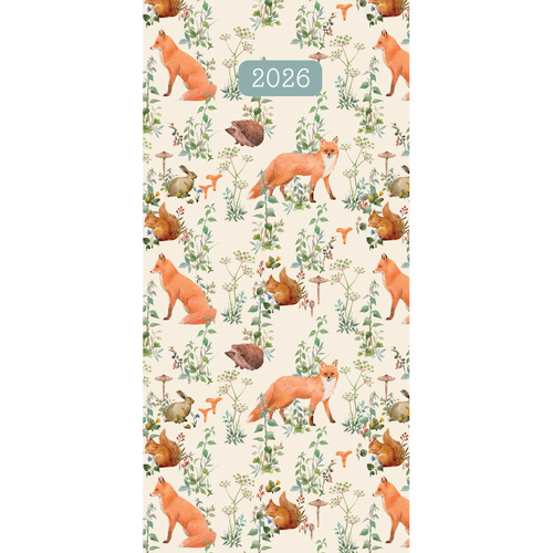 2026 Planner Woodland Ramble Pocket Week to View, The Gifted Stationery GSC26528