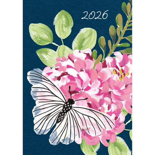 2026 Planner Flutter A6 Week to View Flexi, The Gifted Stationery GSC26530