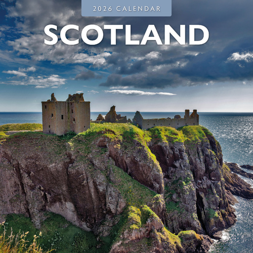 2026 Calendar Scotland 16-Month Square Wall, Red Robin RR261344