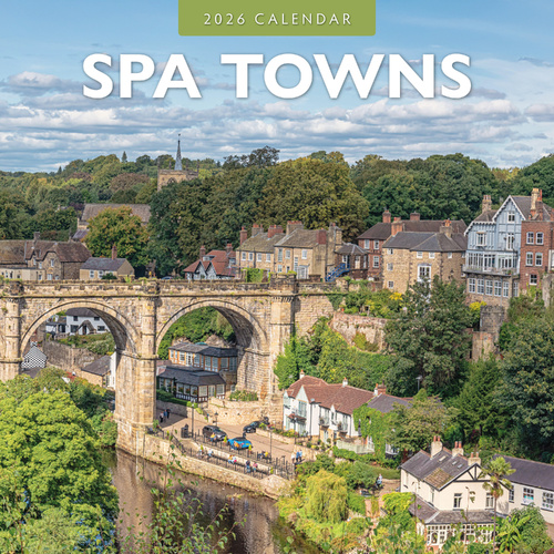 2026 Calendar Spa Towns 16-Month Square Wall, Red Robin RR261345