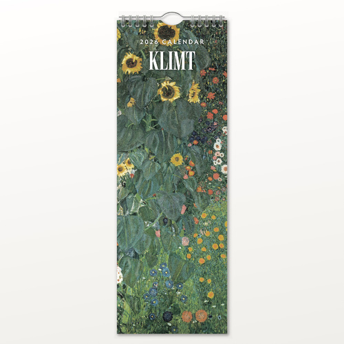 2026 Calendar Klimt Slim Wall, Red Robin RR263032
