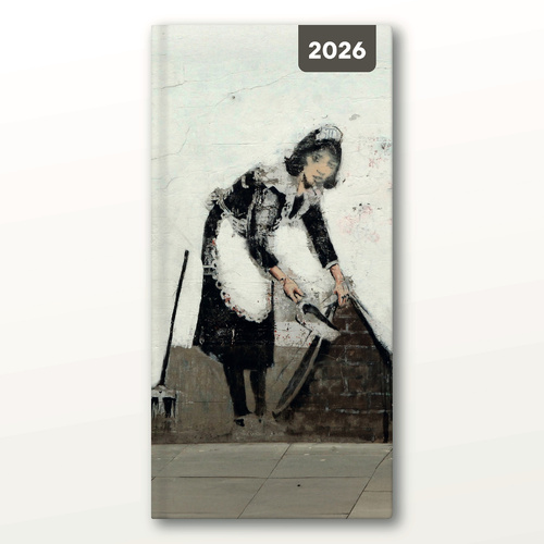 2026 Diary Banksy Pocket Week to View, Red Robin RR266018