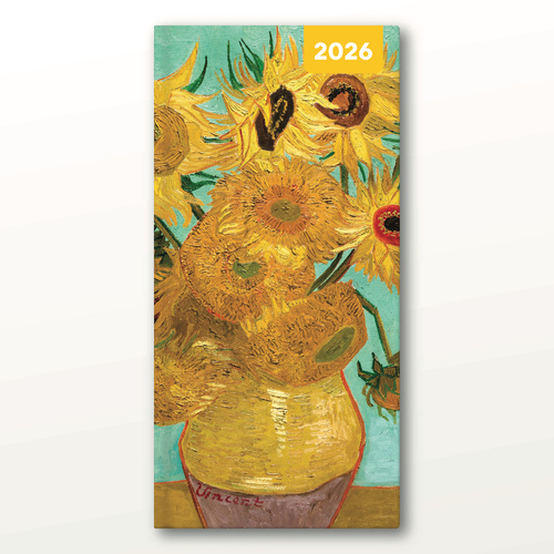 2026 Diary Van Gogh Pocket Week to View, Red Robin RR266041