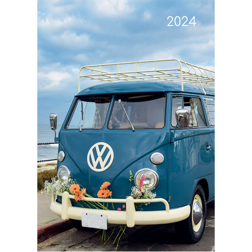 2024 Diary Camper Vans A5 Week to View Padded, The Gifted Stationery GSC23941