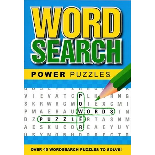 Wordsearch Power Puzzle Book: Blue by Alligator Books