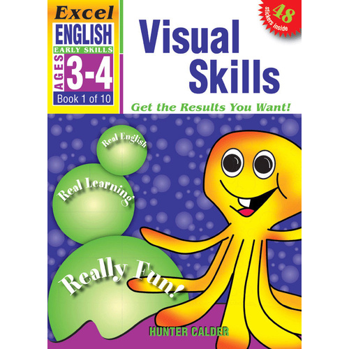 Excel Early Skills: English Book 1 - Visual Skills (Ages 3-4)