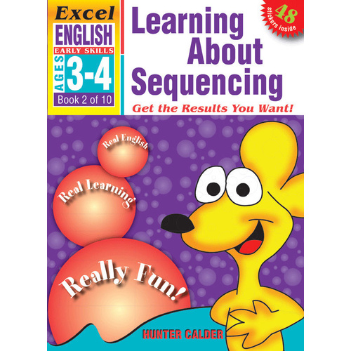 Excel Early Skills: English Book 2 - Learning About Sequencing (Ages 3-4)
