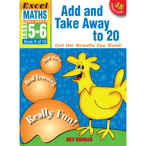 Excel Early Skills: Maths Book 8 - Add and Take Away to 20 (Age 5-6)