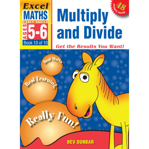 Excel Early Skills: Maths Book 10 - Multiply and Divide (Age 5-6)