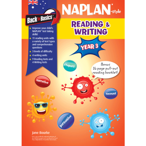 Back to Basics: NAPLAN-style Reading and Writing Workbook - Year 3