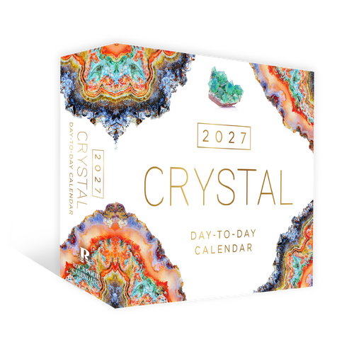 2027 Calendar Crystal Day-to-Day Boxed, Rockpool R68314