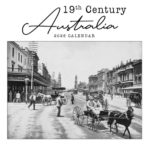 2026 Calendar 19th Century Australia Square Wall Paper Pocket CDB34