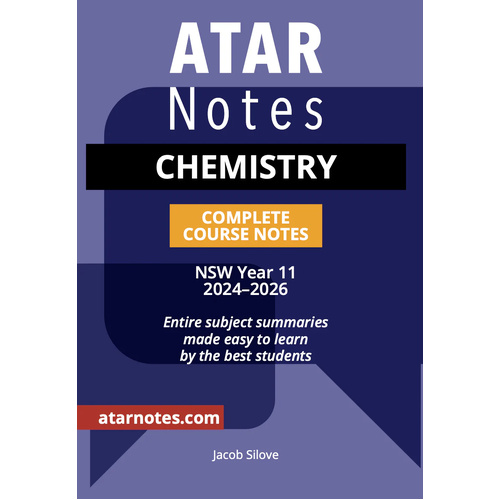 ATAR Notes HSC Year 11 Chemistry (2024-2026)