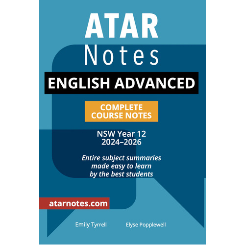 ATAR Notes HSC Year 12 English Advanced (2024-2026)