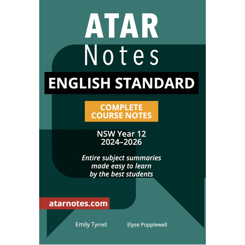 ATAR Notes HSC Year 12 English Standard (2024-2026)