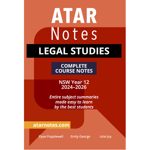 ATAR Notes HSC Year 12 Legal Studies (2024-2026)