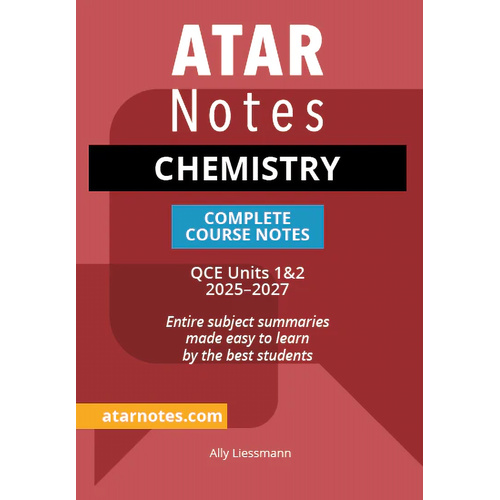 ATAR Notes QCE Chemistry 1&2 (2025-2027)