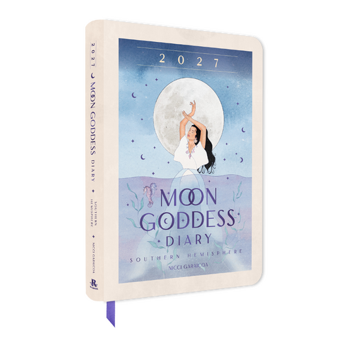 2027 Planner Moon Goddess Southern Hemisphere Desk Week to View, Rockpool R08490