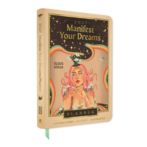 2027 Planner Manifest Your Dreams Desk Week to View, Rockpool R08643