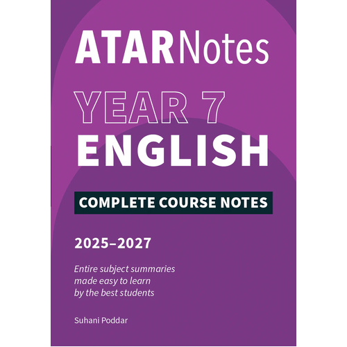 ATAR Notes Year 7 English Notes (2025-2027)