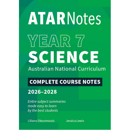 ATAR Notes Year 7 Science Notes (2026-2028)