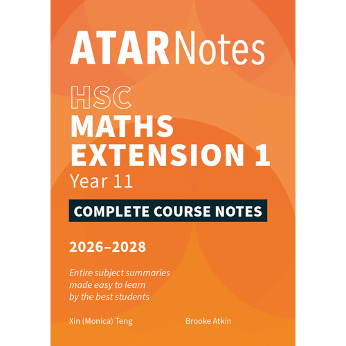 ATAR Notes HSC Year 11 Mathematics Extension 1 (2024-2026)