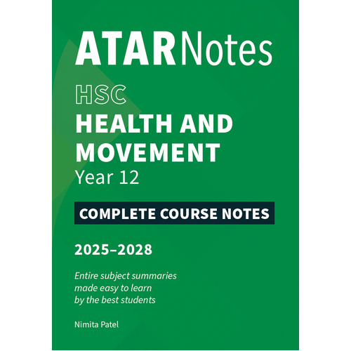 ATAR Notes HSC Year 12 Health & Movement Science (2025-2027)