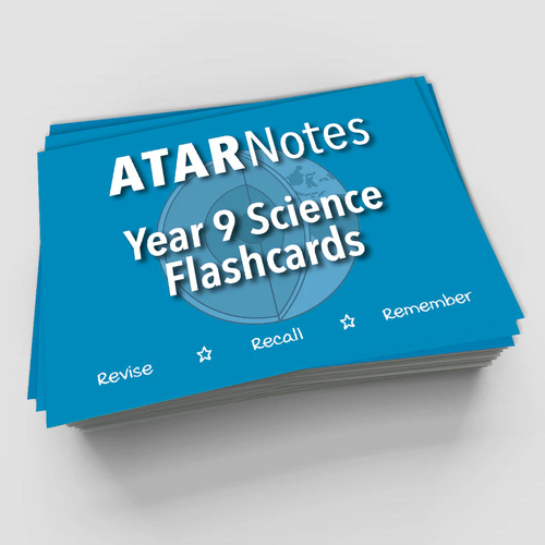 ATAR Notes Year 9 Science Flashcards (New for 2026)
