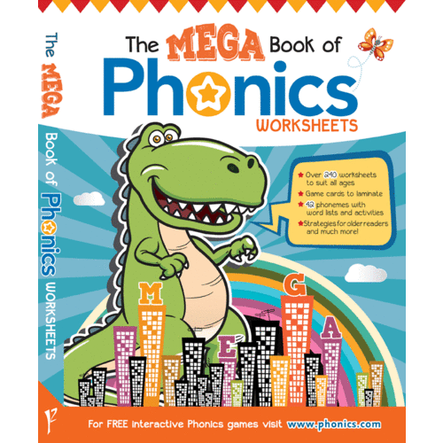 The Mega Book of Phonics Worksheets