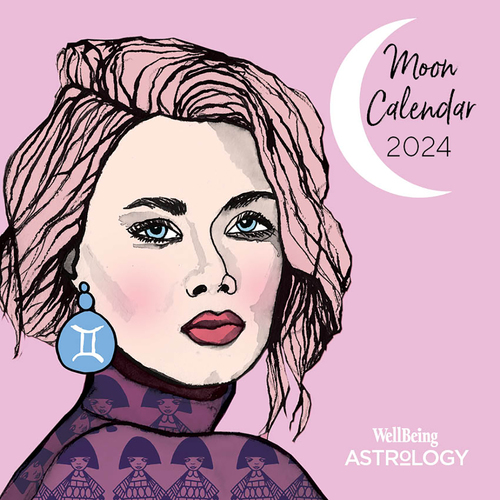 2024 Calendar Wellbeing Astrology Square Wall, Paper Pocket CMB4