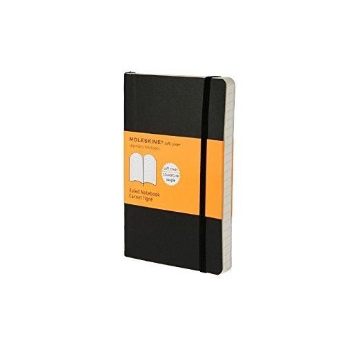 Moleskine Classic Hard Cover Pocket Notebook Ruled Black 