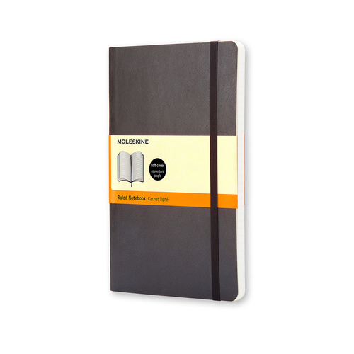 Moleskine Classic Pocket Notebook Soft Cover Ruled Black