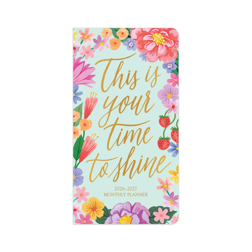 2026-2027 2-Year Planner Bonnie Marcus Pocket Month to View, BrownTrout BT01551